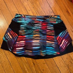 Athleta tennis skort multicolor
